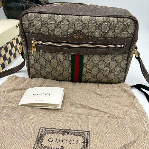 Gucci GG Supreme shoulder Bag made in Italy NWT - Picture 1 of 15